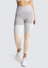 the keeper SET full length legging & crop colour block pale blush